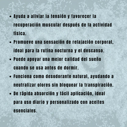 Aceite de Magnesio en Spray - Cloruro de Magnesio - Desodorante