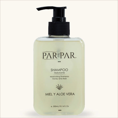 Shampoo Hidratante Miel y Aloe vera 300mL
