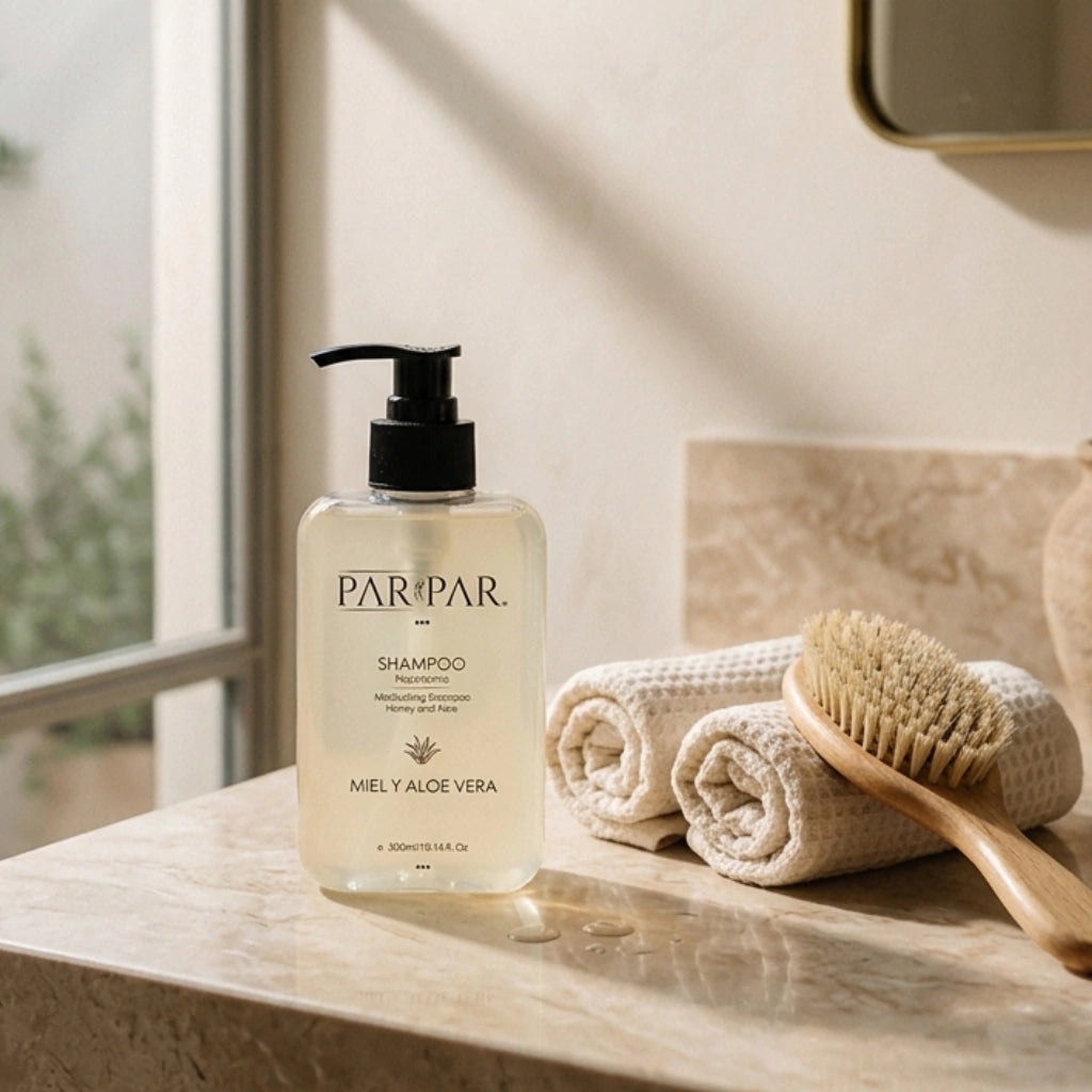Shampoo Hidratante Miel y Aloe vera 300mL