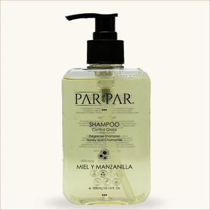 Shampoo Control Grasa Miel y Manzanilla 300mL
