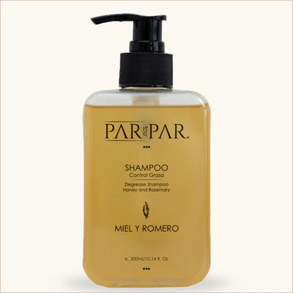 Shampoo miel y romero control grasa Izana Naturals libre de toxicos
