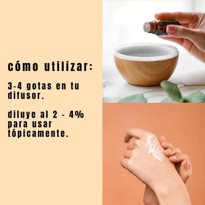 Aceite esencial de Naranja Dulce Orgánica 5 ML